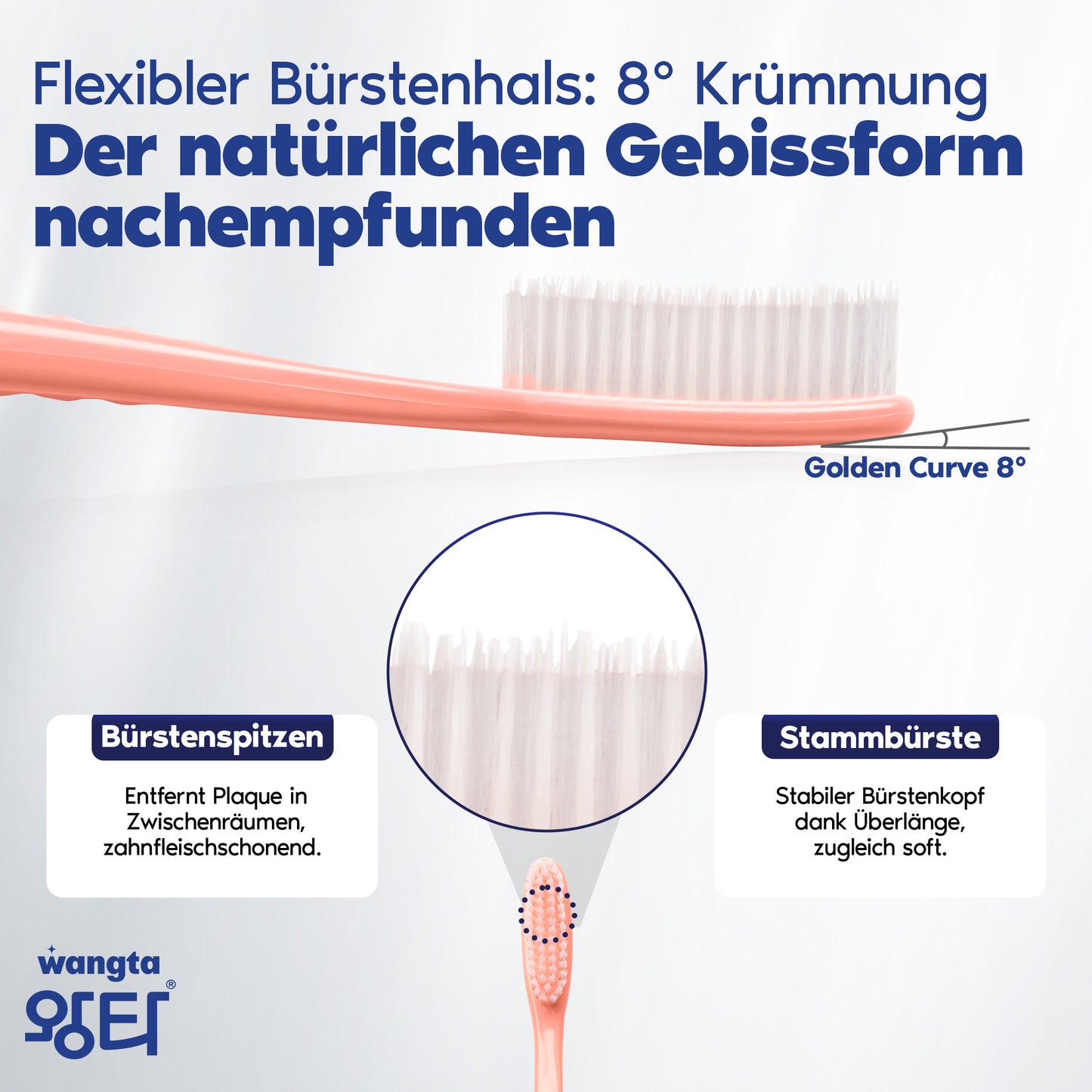 XL Zahnbürste Weich, White Pastel, Vorteilspackung