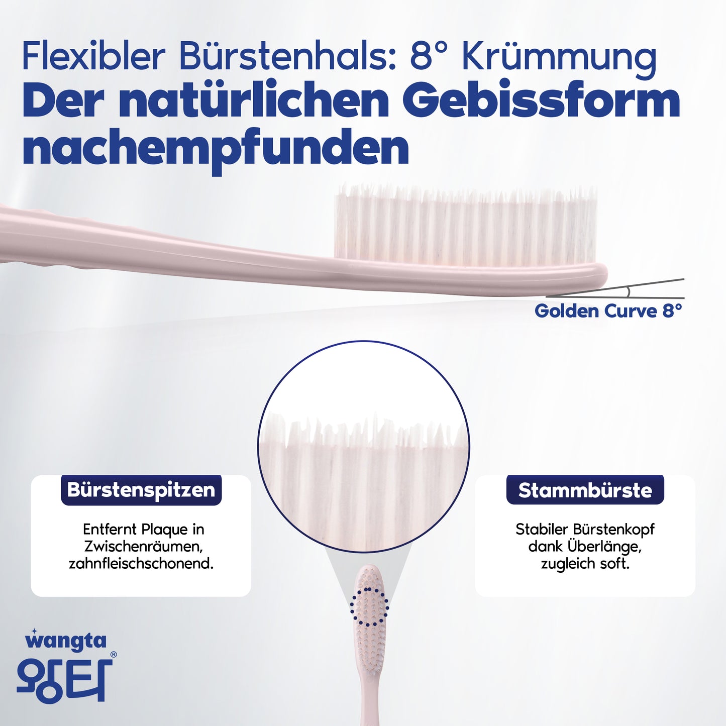 XL Zahnbürste Weich, White Stone, Vorteilspackung