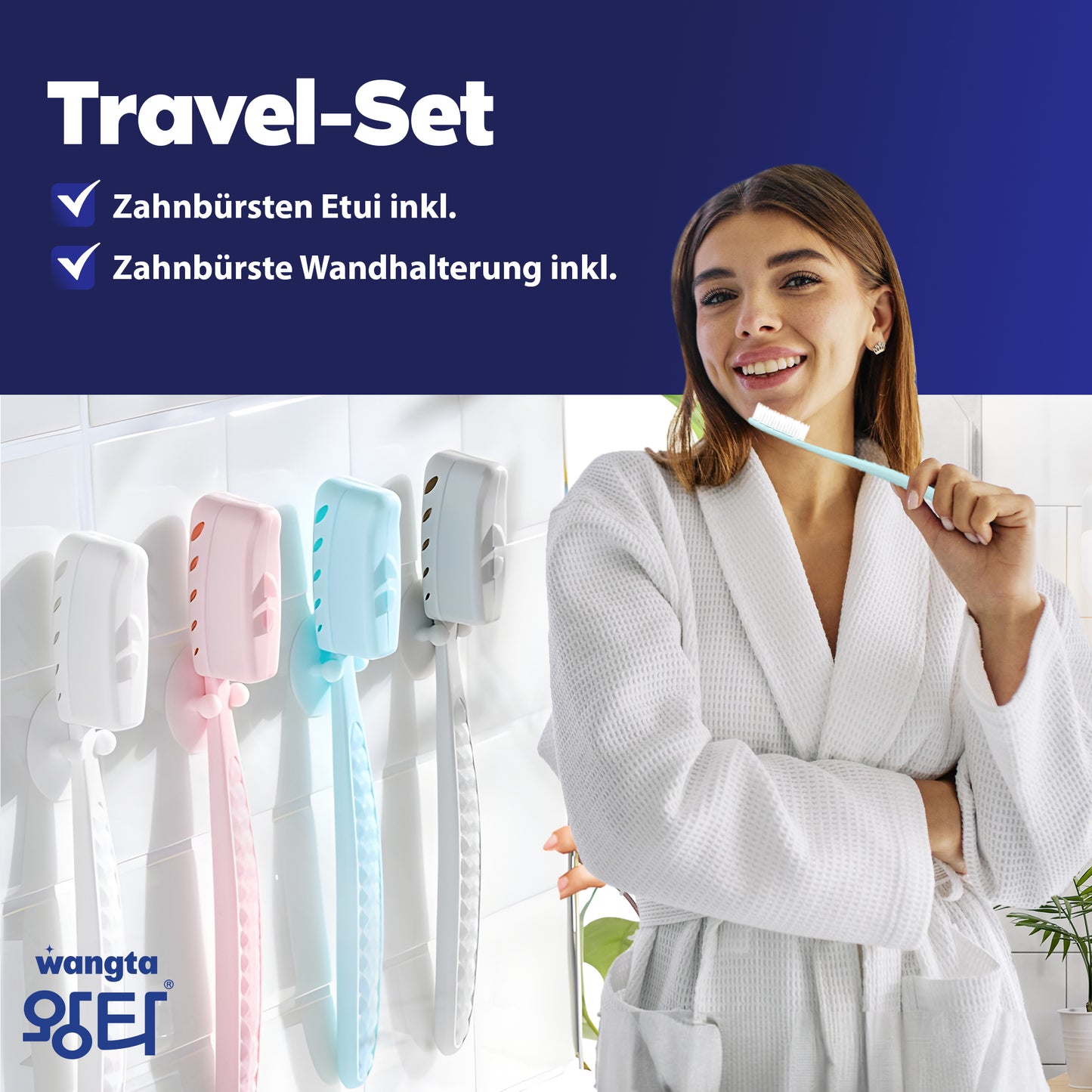 XL Zahnbürste Weich, White Stone, Travel Set