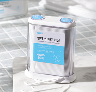 Zahnseide Dosierspender 100 Sticks + Refill 200 Sticks