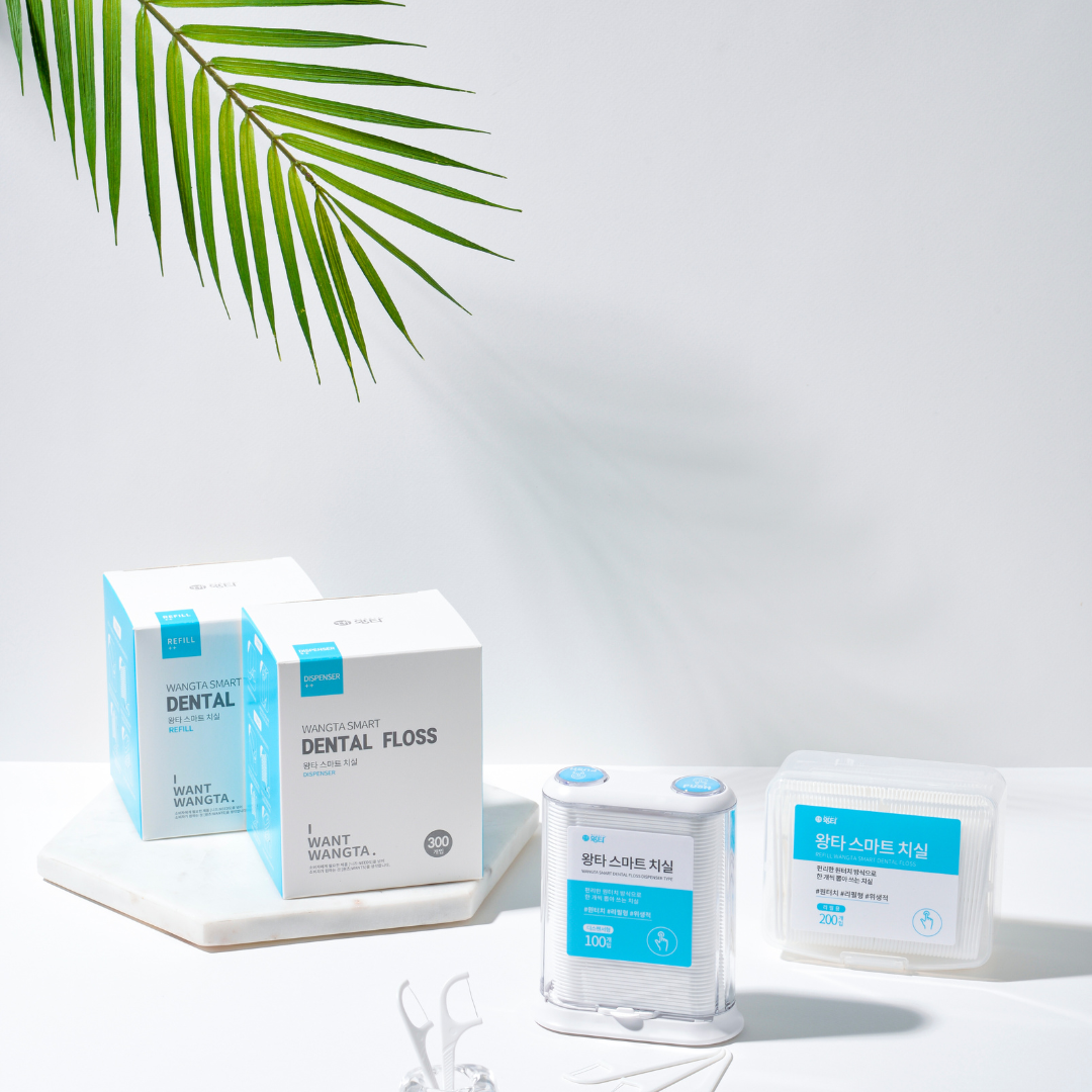 Zahnseide Dosierspender 100 Sticks + Refill 200 Sticks