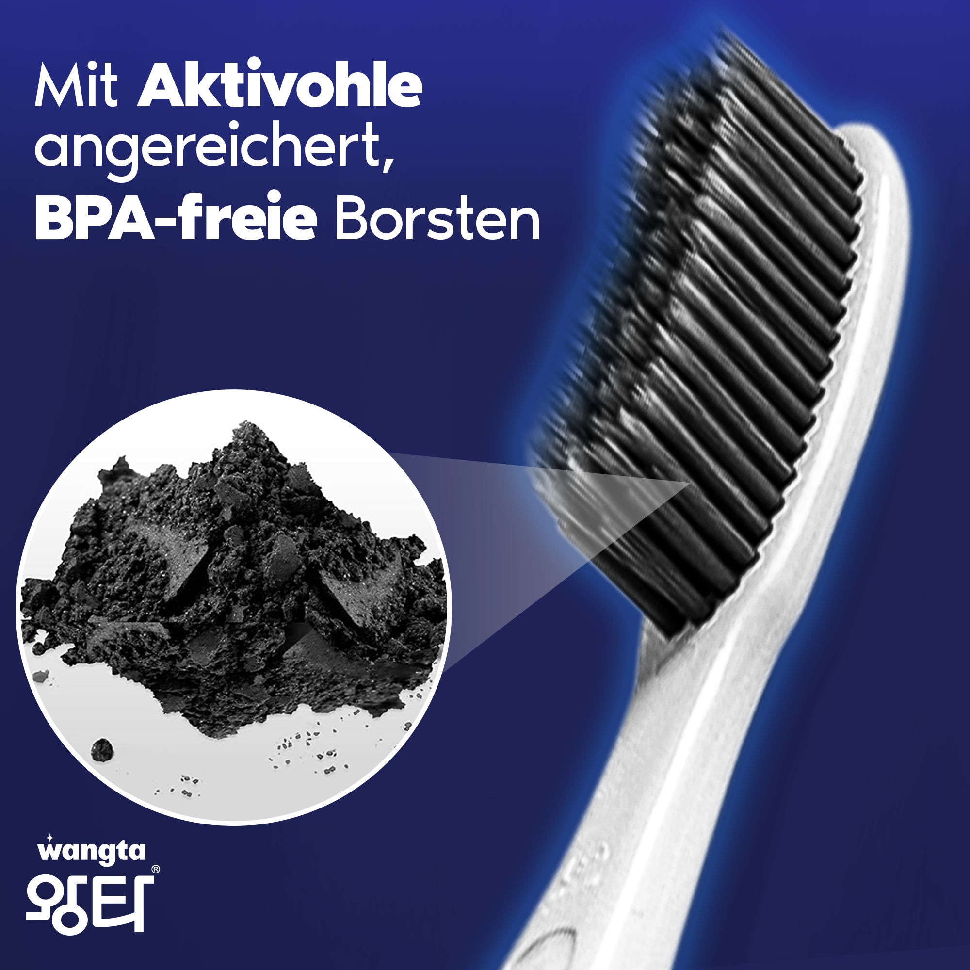 XL Zahnbürste Weich, Charcoal, Travel Set