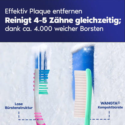 XL Zahnbürste Weich, White Pastel, Vorteilspackung