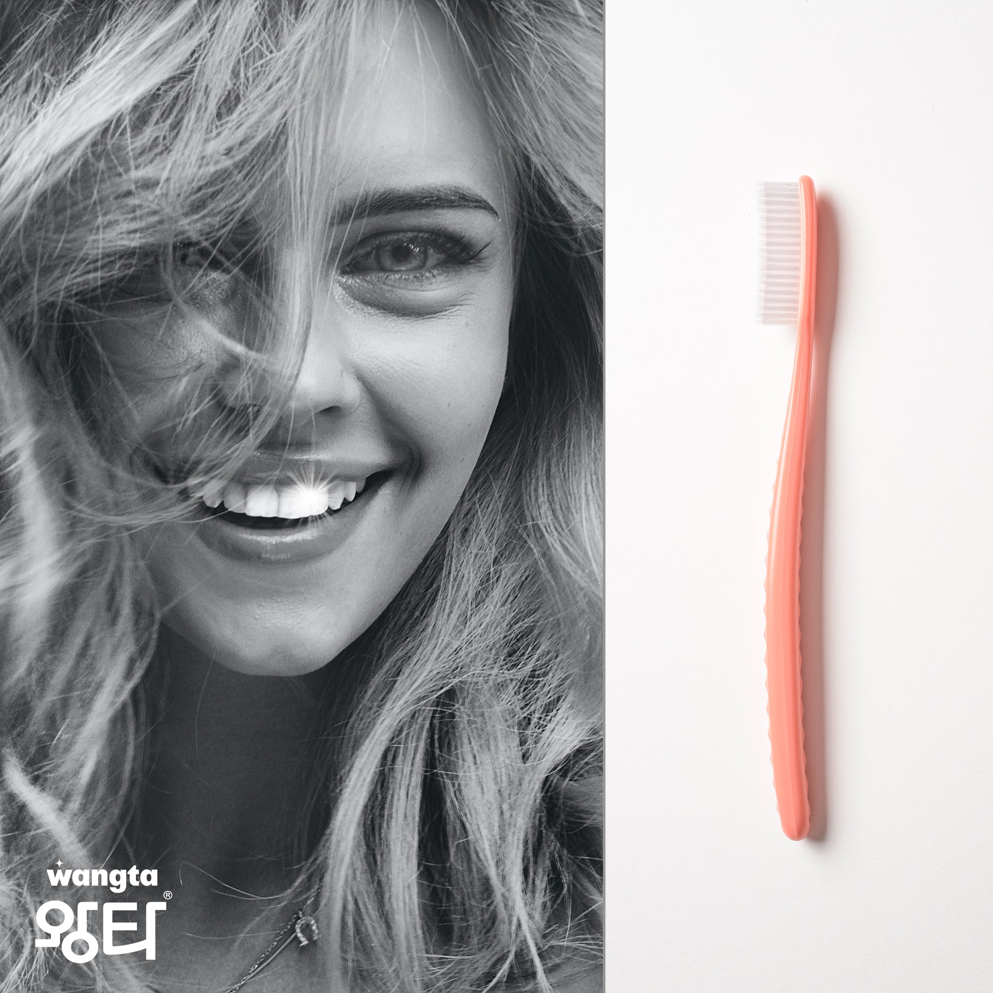 XL Zahnbürste Weich, White Pastel, Travel Set